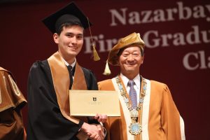 Azat Suleimenov graduated from the very first cohort of NU in 2015, from the School of Engineering with a Bachelor Degree in Chemical Engineering. In 2017, he graduated from Boston University with a Master Degree in Materials Science and Mechanical Engineering.