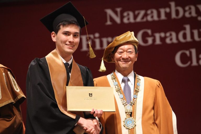 Azat Suleimenov graduated from the very first cohort of NU in 2015, from the School of Engineering with a Bachelor Degree in Chemical Engineering. In 2017, he graduated from Boston University with a Master Degree in Materials Science and Mechanical Engineering.