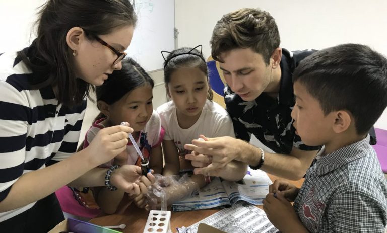 It’s the second year that the Inclusive Education Center – Education for All – has been working on NU campus. During this period, participants of the center have become well known across Astana and beyond.