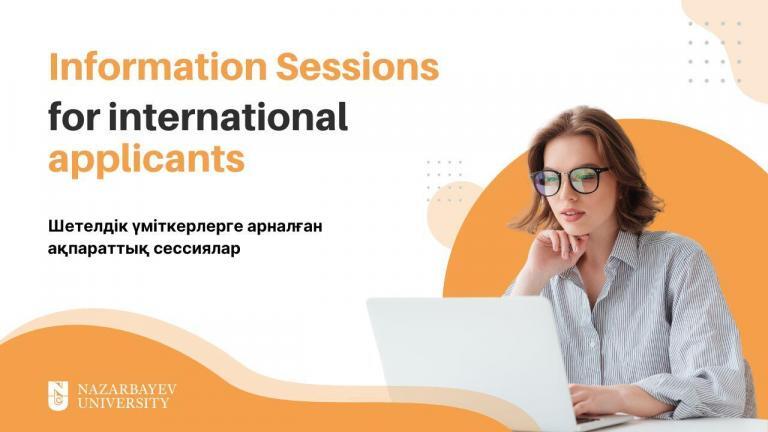 On October 28 at 3:00 PM (Nur-Sultan time) NU Office of Enrollment Management will host an information session for international candidates who wish to apply for the academic programs of NU. The event is designed to provide attendees with detailed information on entry requirements as well as scholarship opportunities for international candidates.