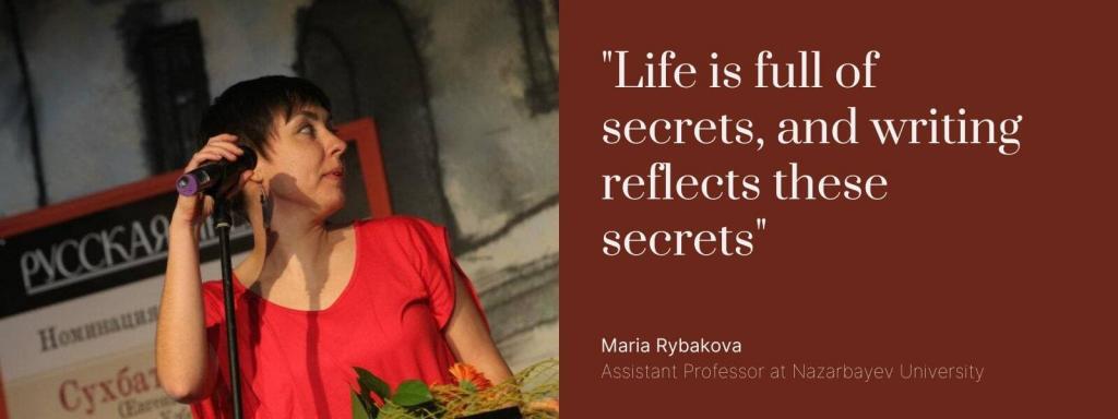 Maria Rybakova was born in Moscow and studied at Moscow State University for about three years, the same amount of time at the University of Berlin, received her PhD degree in the United States, and then began writing and publishing books. Maria has worked in the USA and China, and today teaches at NU.