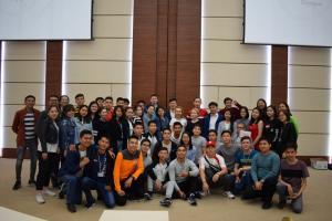 On June 16th, NU welcomed forty 10th and 11th grade pupils from the Nazarbayev Intellectual Schools of the Republic of Kazakhstan to participate in the Summer Research Program. The program’s welcome included speeches and participation by Loretta O'Donnell the Vice-Provost for Academic Affairs, as well as various deans and NU faculty.