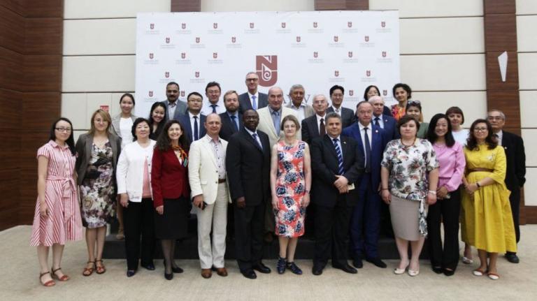 On July 26, NU senior management hosted University Alliance of the Silk Road (UASR) delegation. The delegates made a visit to NU to learn about its recent developments and discuss collaboration within the Alliance.