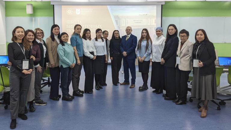 NU Library, jointly with Kazakhstan's Association of University Libraries, organized "Modern library of a higher education institution: management, resources, technologies, and forms of service" workshop from December 5 to 9, 2022. Seventeen participants from 9 universities in Kazakhstan attended this activity.
