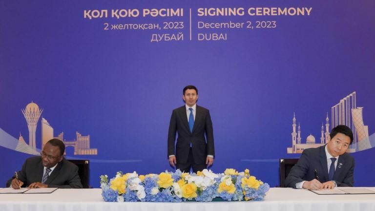 NU and Presight AI formalized a Cooperation Agreement during the COP 28 climate summit in Dubai, UAE, coinciding with the visit of the Kazakh delegation led by President Kassym-Jomart Tokayev. The primary objective of this agreement is to enhance the competitiveness of businesses and research institutions in Kazakhstan, fostering the groundwork of educational, academic, and commercial collaborations.