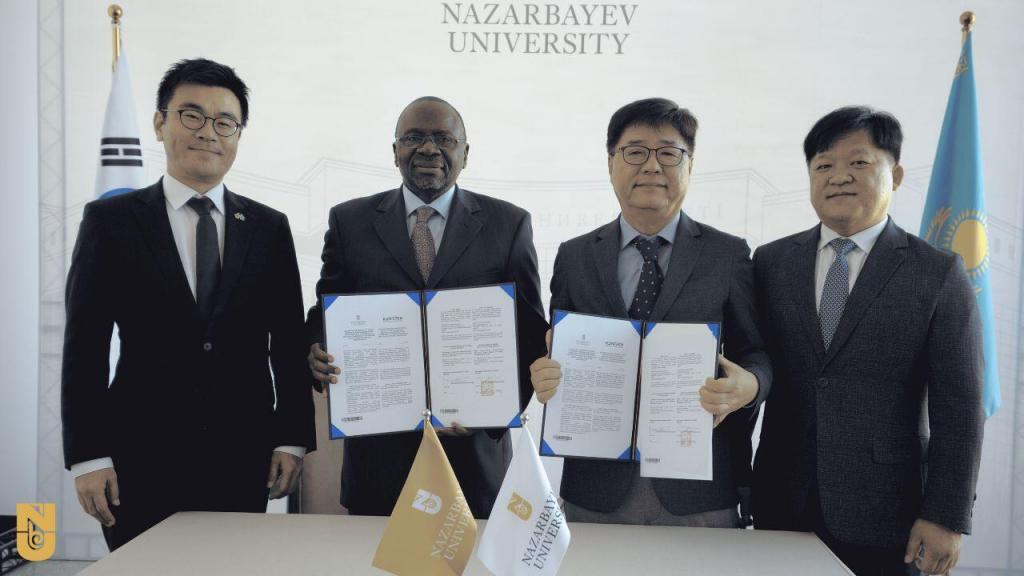 NU (NU) and the Korea Institute of Energy Technology (KENTECH) inked the partnership agreement during the visit of the KENTECH delegation to the NU campus, bringing the two innovative and forward-looking institutions together. As part of the MoU, the parties agreed to hold joint academic events, as well as conduct faculty and student exchange programs, internship opportunities in the energy-related areas.