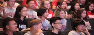Recently, NU hosted an Orientation Week for new students. This annual event introduces students to all aspects and features of student life at NU, including its history, traditions, rules and regulations.