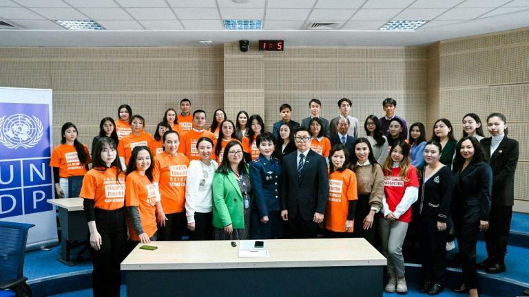 The United Nations Development Program in Kazakhstan, together with the NU School of Sciences and Humanities, held a seminar for students on preventing discrimination and harassment in the universities of Kazakhstan on 18 November. During the seminar, the UNDP and UN Women experts presented key policies and tools for creating a safe environment in higher education institutions.