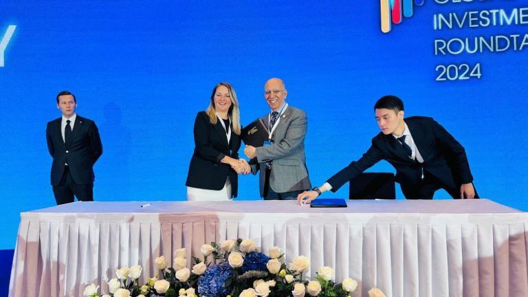 More than 500 representatives from about 40 countries, including government and transnational companies’ leadership, world organizations, investors, businesses, and experts, gathered at the KGIR-2024 forum. The signed memorandum focuses on fostering educational, scientific, innovative, and research cooperation between a British-Swedish pharmaceutical company known for its strong commitment to medical and pharmacological research.