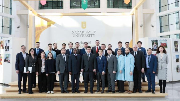 NU’s (NU) Board of Trustees held a meeting on Feb. 16, which was attended by Chairman of the Board, Assistant to the Kazakh President for Economic Affairs Asset Irgaliyev, as well as Members of the Board, including Chairman of the Kazakh Agency for Strategic Planning and Reforms Zhandos Shaimardanov, Kazakh Minister of Science and Higher Education Sayasat Nurbek and Kazakh Minister of Digital Development, Innovation and Aerospace Industry Bagdat Mussin.