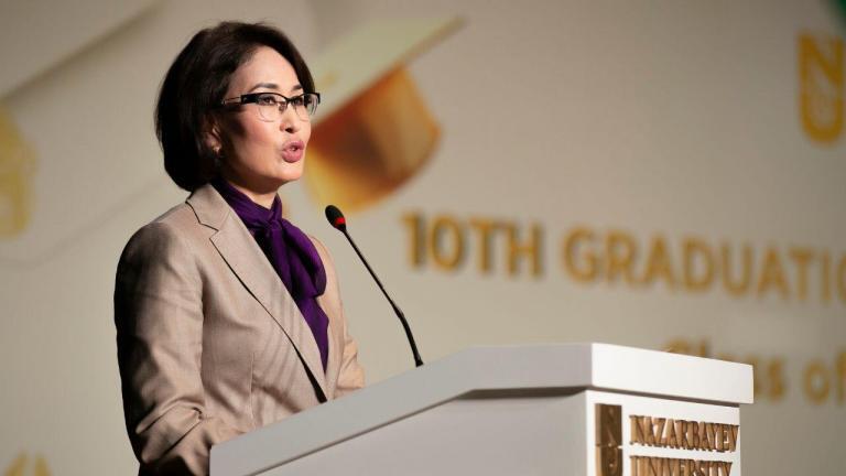 Minister of Healthcare Akmaral Alnazarova stated this at the graduation ceremony, during which 139 NU School of Medicine graduates received their diplomas. She also noted that the School of Medicine and the University Medical Center Corporate Foundation are models for other medical universities and clinics in Kazakhstan.