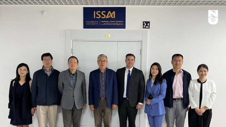 The delegation was led by Dr. Gang Tian, professor and Director of the Beijing International Center for Mathematical Research (BICRM).