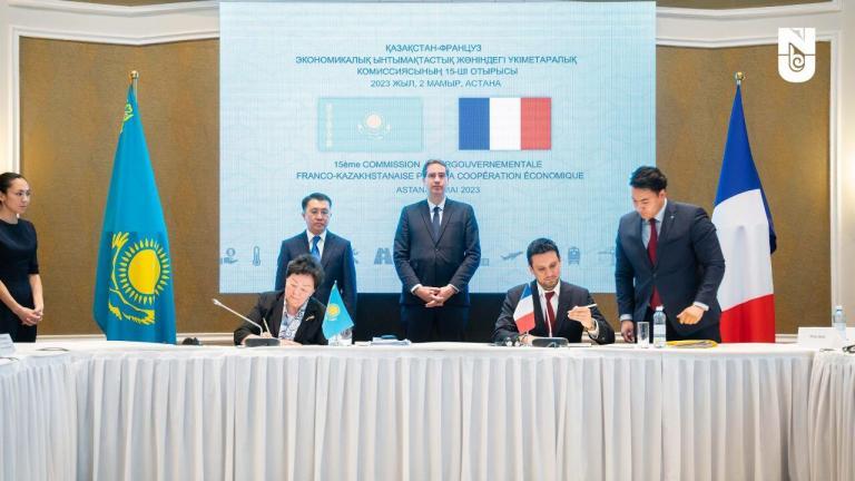 On May 2, 2023, during the 15th meeting of the Kazakh-French Intergovernmental Economic Commission, agreements/memorandums of cooperation were signed with the French companies Alstom and Air Liquide. The signing of the documents is a measure of the implementation of the November 2022 Joint Statement of Cooperation.