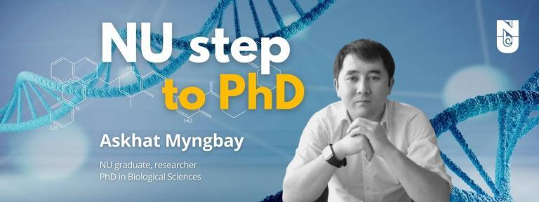 NU Step to PhD айдарындағы біздің жаңа кейіпкеріміз - Асхат Мыңгбай, биология ғылымдарының докторы. Бала кезінен Асхат дәрігер болуды немесе медицина саласында ғылыммен айналысуды армандаған.