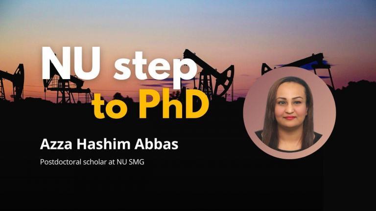 Our next NU step to PhD guest is Azza Hashim Abbas, a postdoctoral scholar at NU SMG. Azza graduated with a Ph.