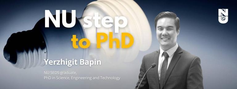 Nu Step to PhD айдарындағы біздің кезекті қонағымыз – Ержігіт Бапин, PhD in Science, Engineering and Technology бағдарламасының түлегі, НУ ИЦҒМ. Юлия - "Болашақ" бағдарламасының стипендиаты (in Energy Systems, University of Wisconsin-Madison, USA, 2014).