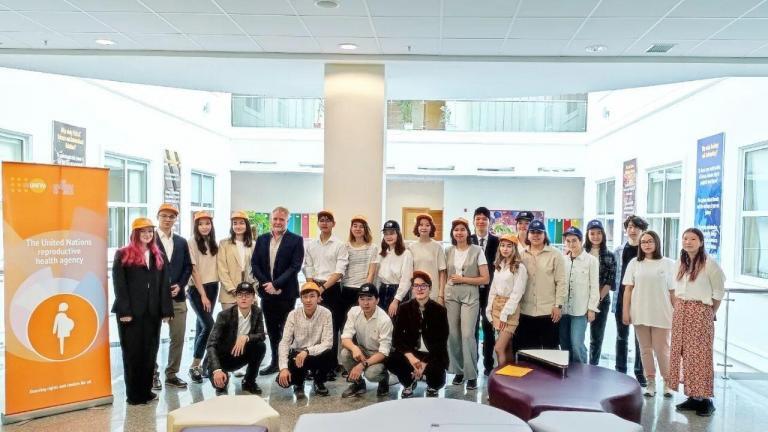 On June 17, 2022, NU hosted a debate tournament, "Seeing the Unseen," among students of the capital's universities, organized by the Debate Club Nomad student club with support from the United Nations Population Fund (UNFPA). Twenty-four students from four educational institutions took part in the tournament.