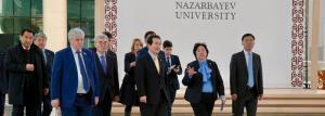 On March 14, 2018, in the course of the official visit to the Republic of Kazakhstan, the delegation of the Republic of Korea headed by Mr. Chung Sye Kyun (Speaker of the National Assembly of the Republic of Korea) visited NU.
