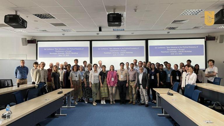 NU, together with the European Association for Comparative Economic Studies and in association with the Harriman Institute (Columbia University) and the University of Bremen, conducted the 1st Conference "New Advances in the Political Economy of Development in Eurasia" as well as NU-EACES workshop as a part of it on June 1-3, 2023. It was a three-day conference with 9-panel sessions and 35 conference speakers.