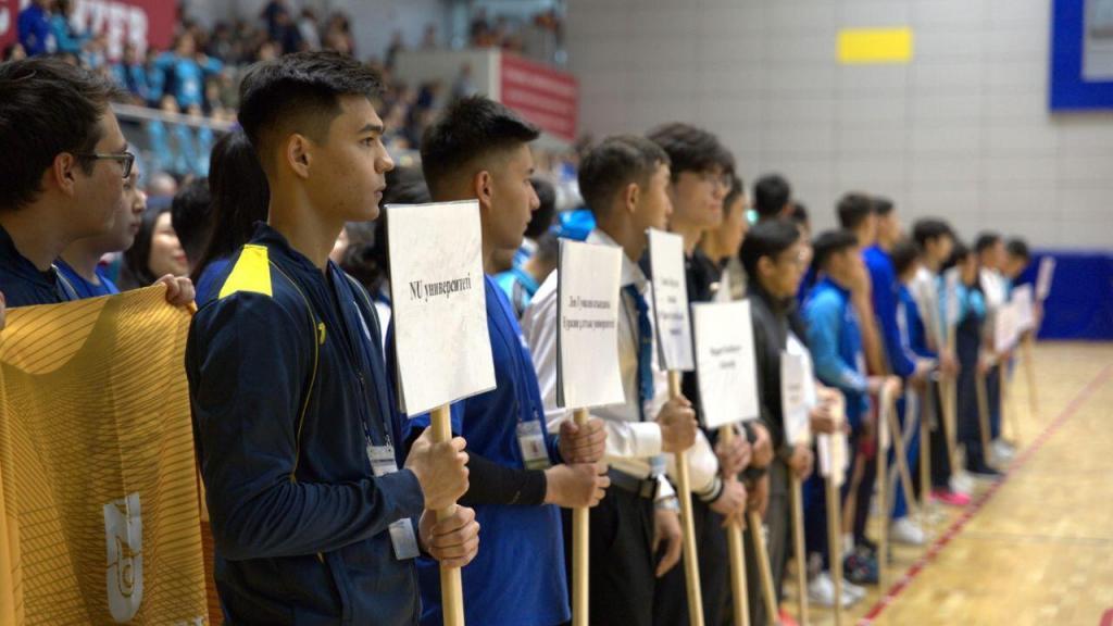 This year, for the first time, the Student Sports League, organized by NU, is being held as a single tournament for all universities. “The organization of today’s event is at a very high level.