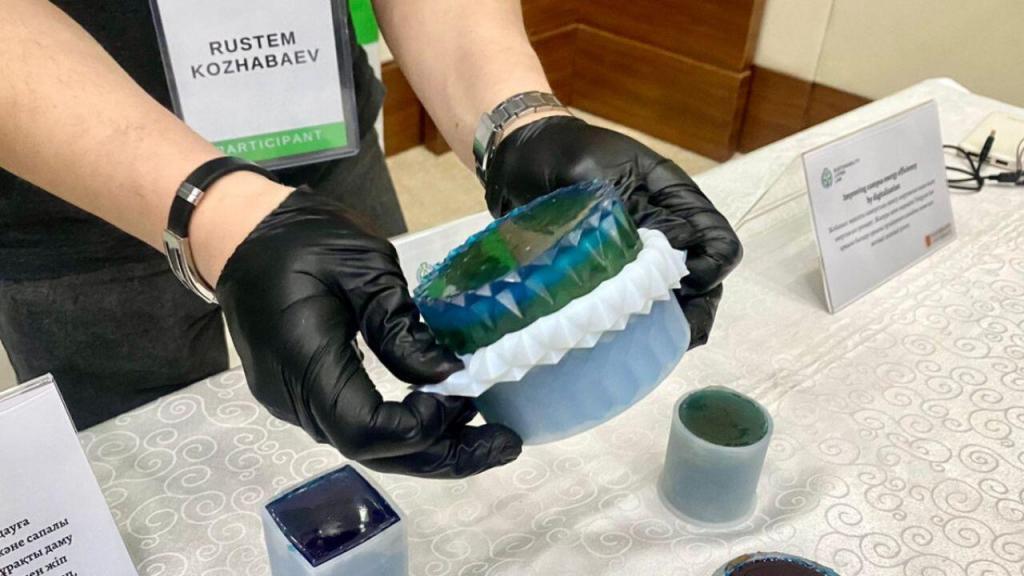 Гидропонное устройство по выращиванию свежих зелёных культур, Tile Glass - превращение отходов из стекла в полезные изделия - эти и другие эко-проекты продемонстрировали студенты разных ВУЗов Казахстана в рамках программы Sustainability Living Lab, финансируемой компанией Chevron. Подробнее читайте в материале Baigenews.