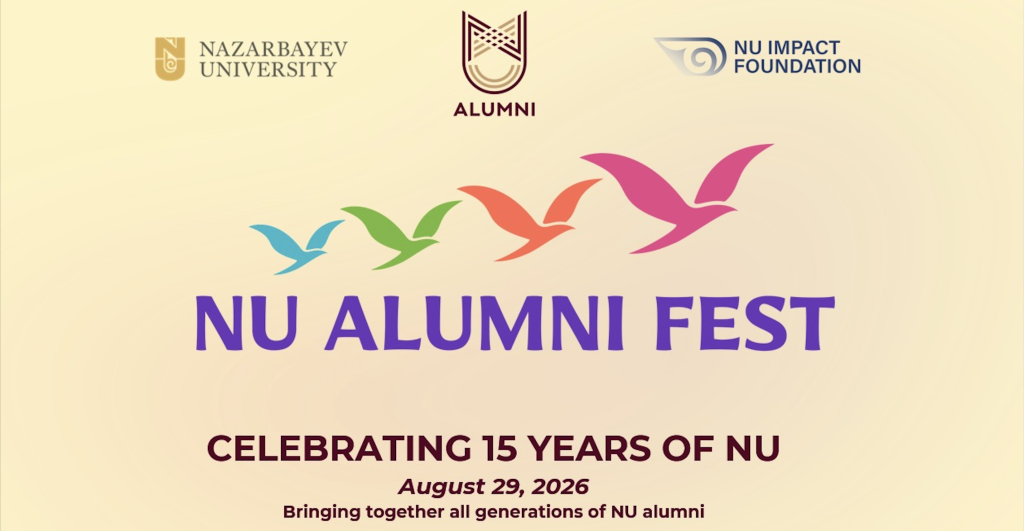 nu alumni fest Nazarbayev University Түлектер қауымдастығы сіздерді NU Alumni Fest 2026 фестиваліне шақырады. Бұл - Nazarbayev University қауымдастығының түлектерді, студенттерді, оқытушыларды, қызметкерлерді және серіктестерді біріктіретін ең ірі іс-шарасы.